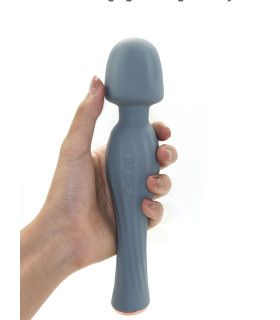 Вибратор-микрофон Sweet Em Spiral Wand голубой, 20,8 х 4,4 см - No Taboo