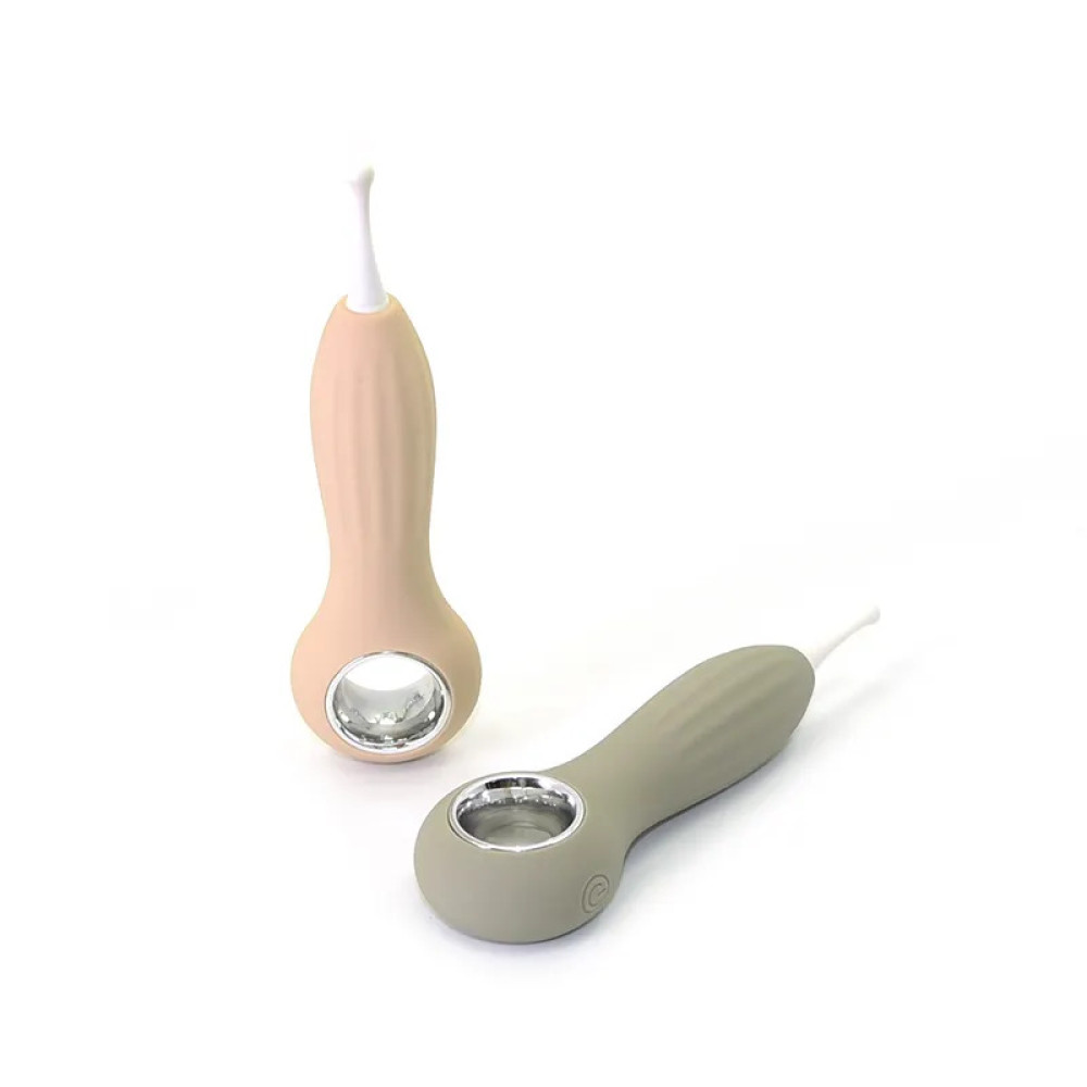 Вибратор для клитора Sweet Em Vibe Pen с тремя насадками, серый, 14.5 х 4.2 см фото №10 — секс игрушки: Украина, NO TABOO