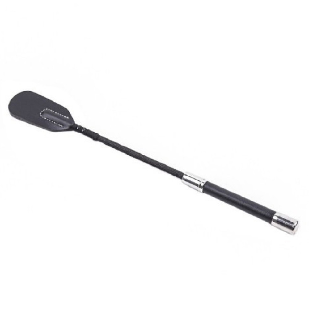 Мини-стек IDEA SM из искусственной кожи, черный, 35 см, фото №0 — секс шоп Украина, NO TABOO