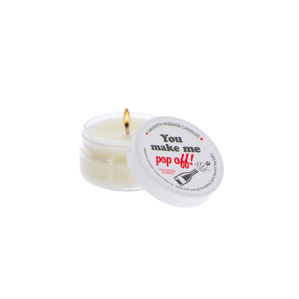 Свечка Champagne Candle, 56 г, с ароматом шампанского, фото №0 — секс шоп Украина, NO TABOO