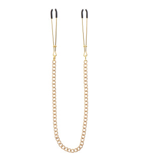 Зажимы на соски с цепочкой Taboom Tweezers With Chain - No Taboo
