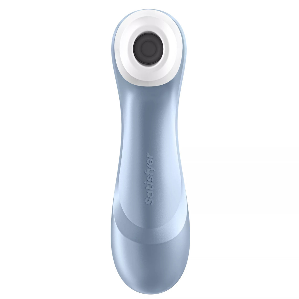 Вакуумный стимулятор Satisfyer Pro 2 для клитора, голубой, 16.5 х 4.6 см фото №3 — секс игрушки: Украина, NO TABOO