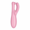 Вибратор тройной смарт гибкий Satisfyer Threesome 4, розовый, 14 х 5.5 см фото №7 — секс игрушки: Украина, NO TABOO