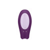 Вибратор для пар Satisfyer Double Joy с приложением, фиолетовый, 9.1 х 4.1 см фото №6 — секс игрушки: Украина, NO TABOO