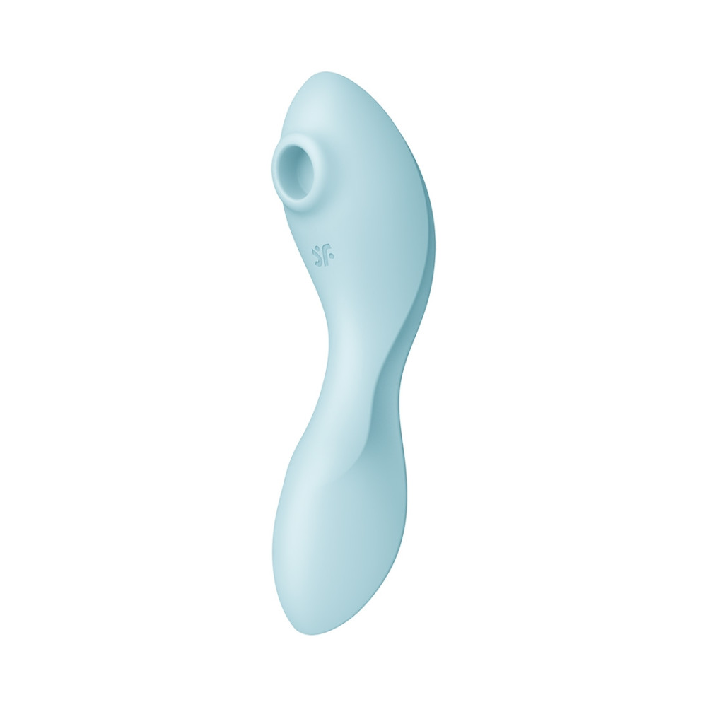 Вібратор подвійний Satisfyer Curvy Trinity 5+ із вакуумною стимуляцією, білий, 5.5 х 4.6 см фото №0 — секс іграшки: Україна, NO TABOO