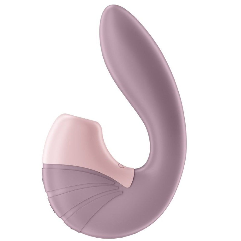 Двойной вибратор Satisfyer Supernova с вакуумной стимуляцией, розовый, 16.9 х 3.7 см фото №3 — секс игрушки: Украина, NO TABOO