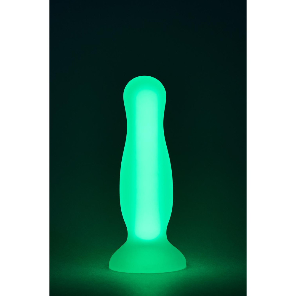 Анальная пробка светящаяся в темноте Dream Toys Radiant, S, зеленая фото №0 — секс игрушки: Украина, NO TABOO