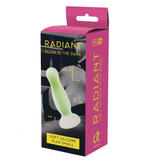 Анальная пробка светящаяся в темноте Dream Toys Radiant, S, зеленая - No Taboo