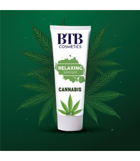 Лубрикант на водной основе с расслабляющим эффектом BTB CANNABIS, 100 мл - No Taboo