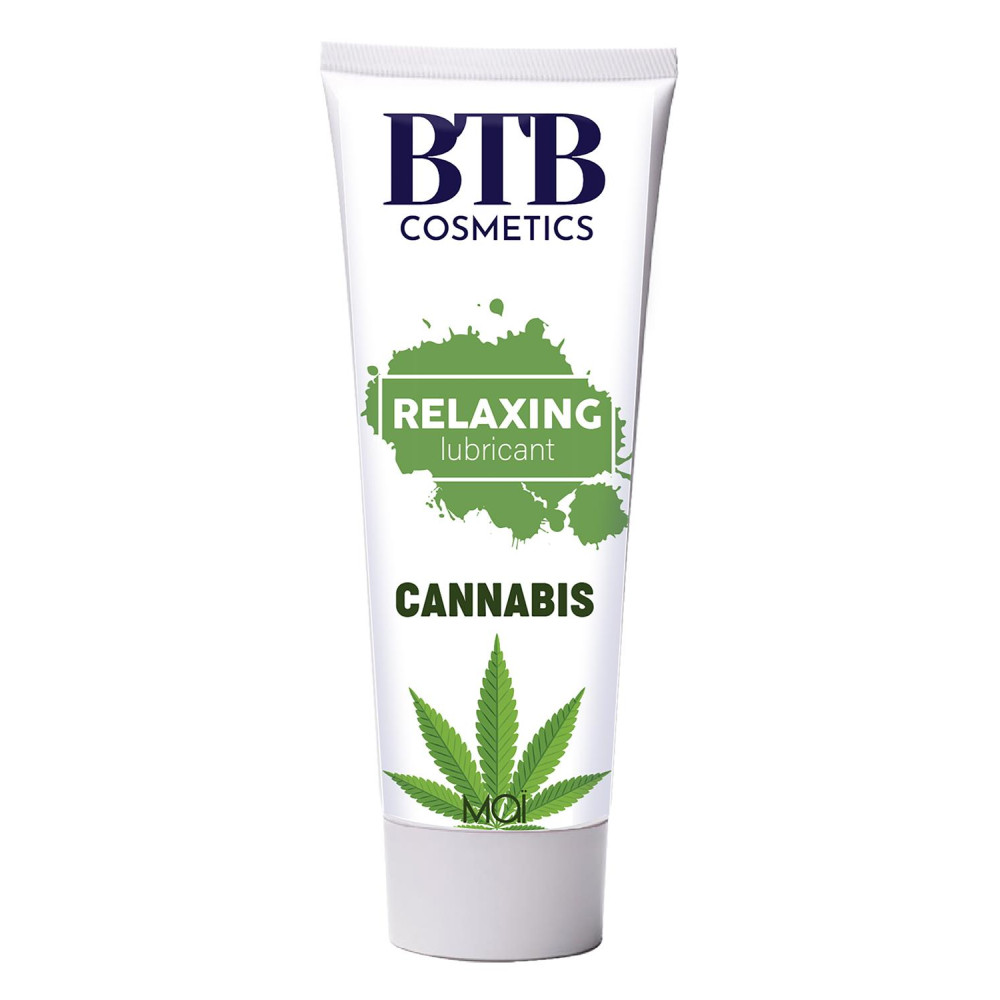Лубрикант на водной основе с расслабляющим эффектом BTB CANNABIS, 100 мл, фото №0 — секс шоп Украина, NO TABOO