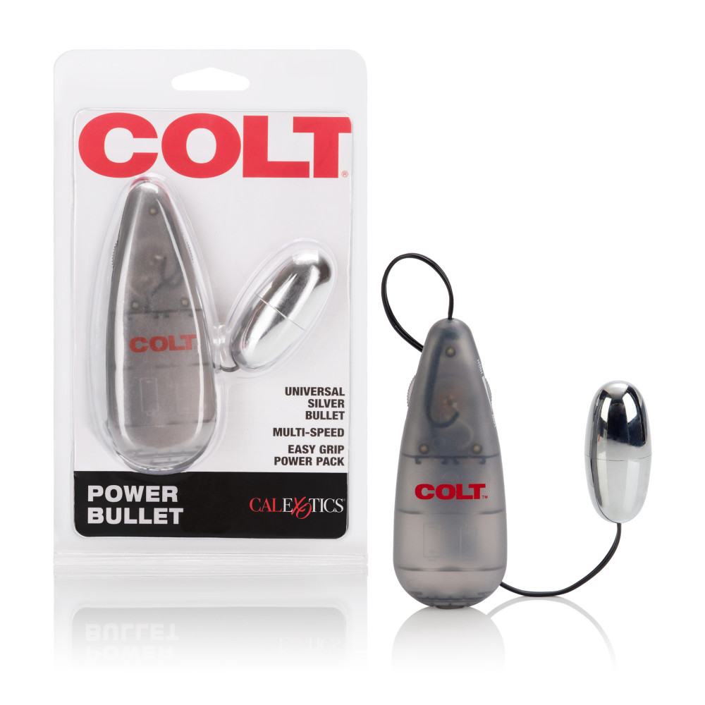 Вибропуля с пультом COLT Multi-Speed Power Bullet, серебристая фото №0 — секс игрушки: Украина, NO TABOO