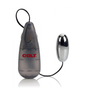 Вибропуля с пультом COLT Multi-Speed Power Bullet, серебристая - No Taboo