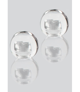 Вагинальные шарики TOYJOY Pearl Drops, стеклянные, 3 см - No Taboo