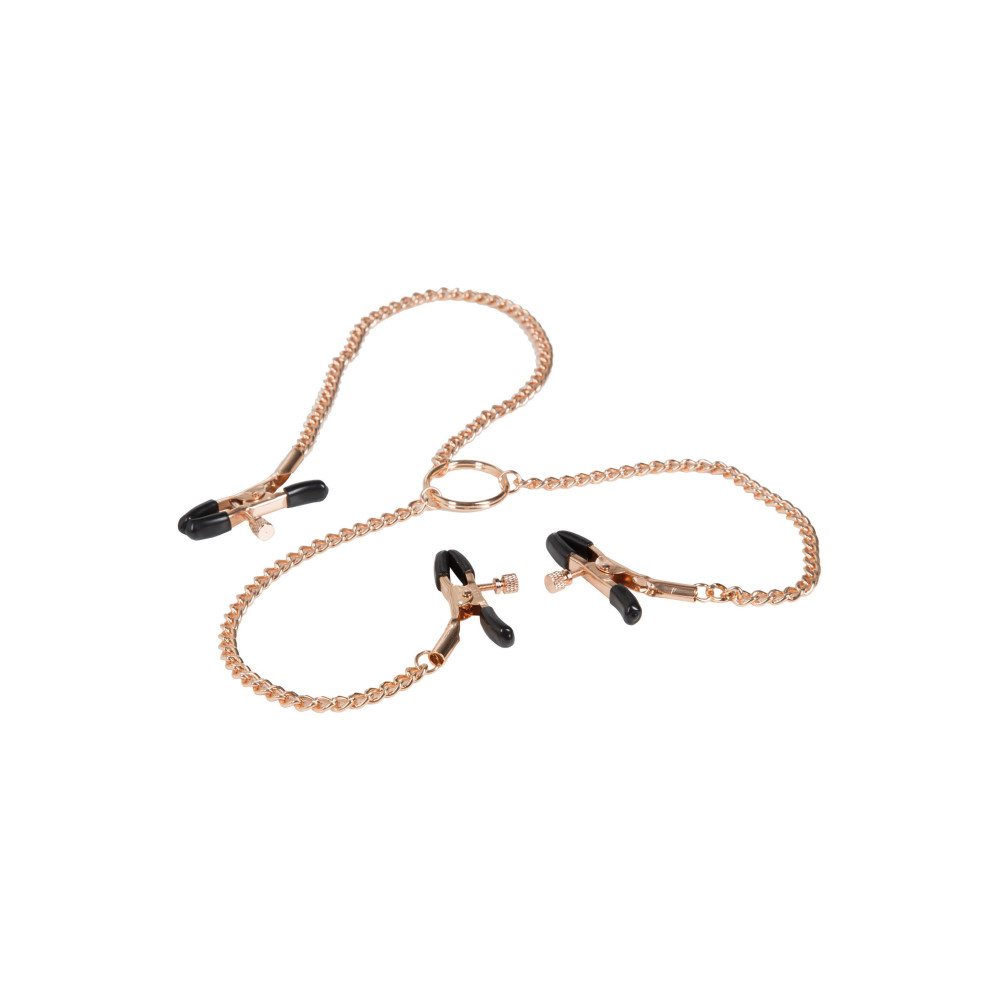 Зажимы на соски и клитор California Exotic Triple Intimate Clamps, фото №0 — секс шоп Украина, NO TABOO
