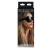 Маска на глаза Taboom Intense Dark Blindfold, черная, фото №1 — секс шоп Украина, NO TABOO