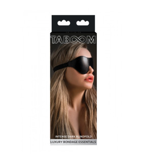 Маска на глаза Taboom Intense Dark Blindfold, черная - No Taboo