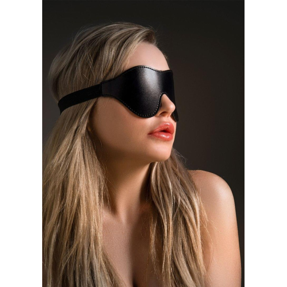 Маска на глаза Taboom Intense Dark Blindfold, черная, фото №5 — секс шоп Украина, NO TABOO