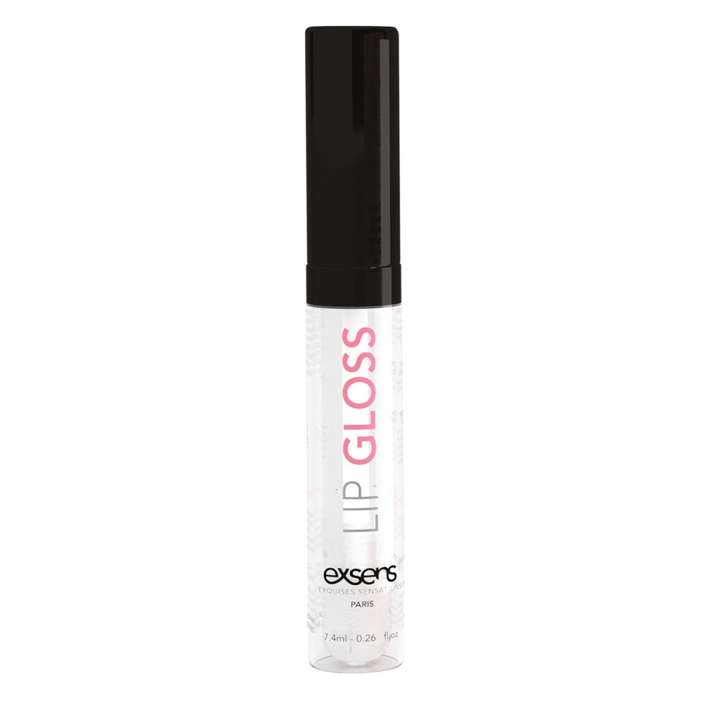 Блеск для оральных ласк Exsens Hot Kiss Lip Gloss, клубника, 7.4 мл, фото №2 — секс шоп Украина, NO TABOO