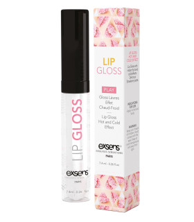 Блеск для оральных ласк Exsens Hot Kiss Lip Gloss, клубника, 7.4 мл - No Taboo
