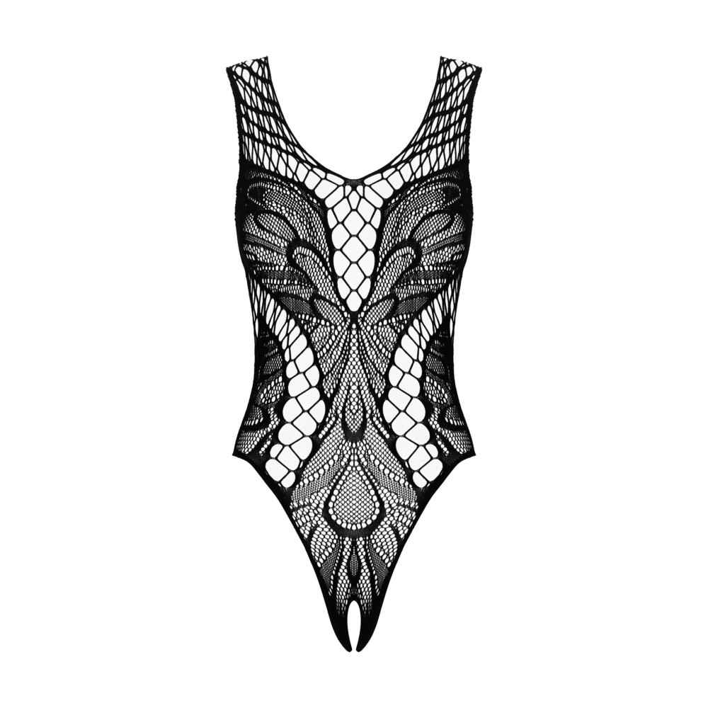Боди эротический в сетку Obsessive B138, черный, S/M/L, фото №5 — секс шоп Украина, NO TABOO