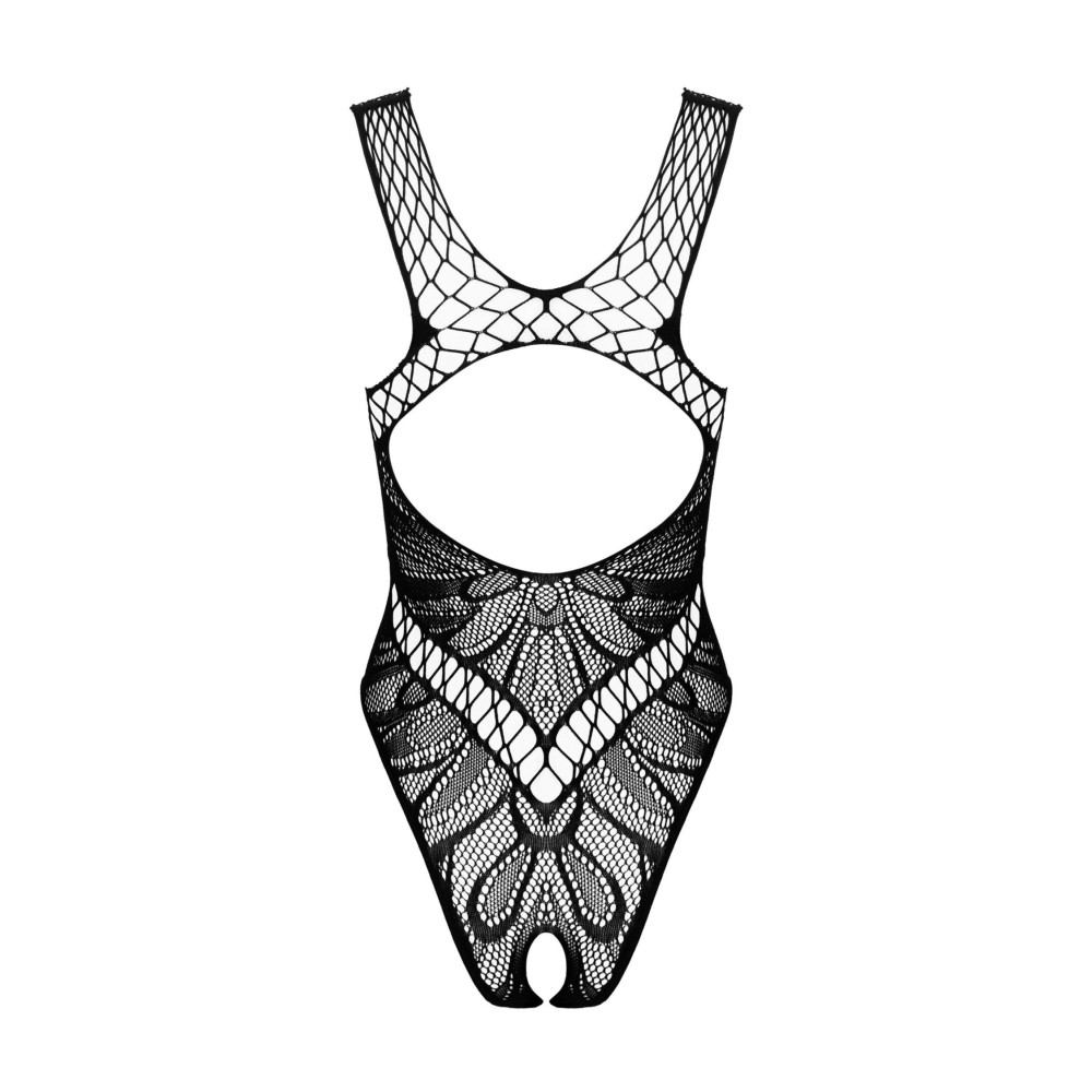 Боди эротический в сетку Obsessive B138, черный, S/M/L, фото №6 — секс шоп Украина, NO TABOO