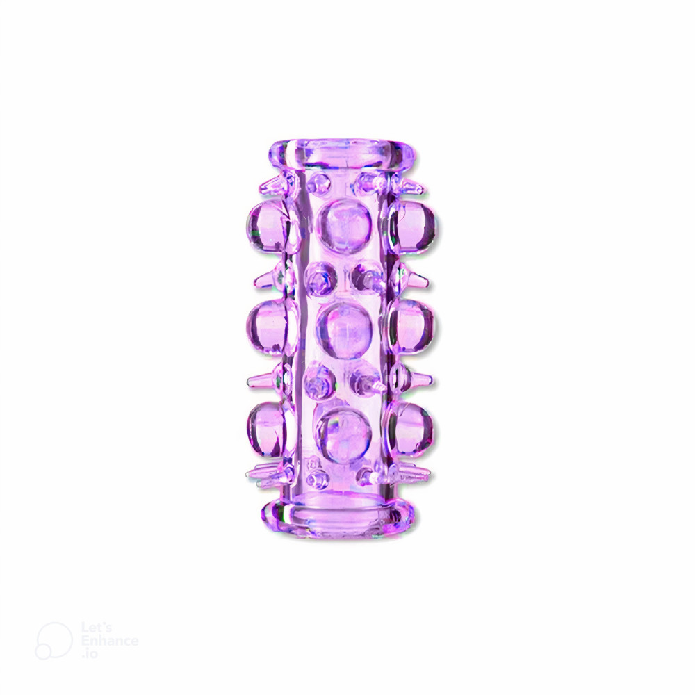 Насадка на член Stretchy Sleeve, фиолетовая, 7.1 см х 3 см фото №0 — секс игрушки: Украина, NO TABOO