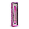 Вибратор с блестками Blush Etherial Periwinkle, розовый, 17.7 х 2.5 см фото №2 — секс игрушки: Украина, NO TABOO