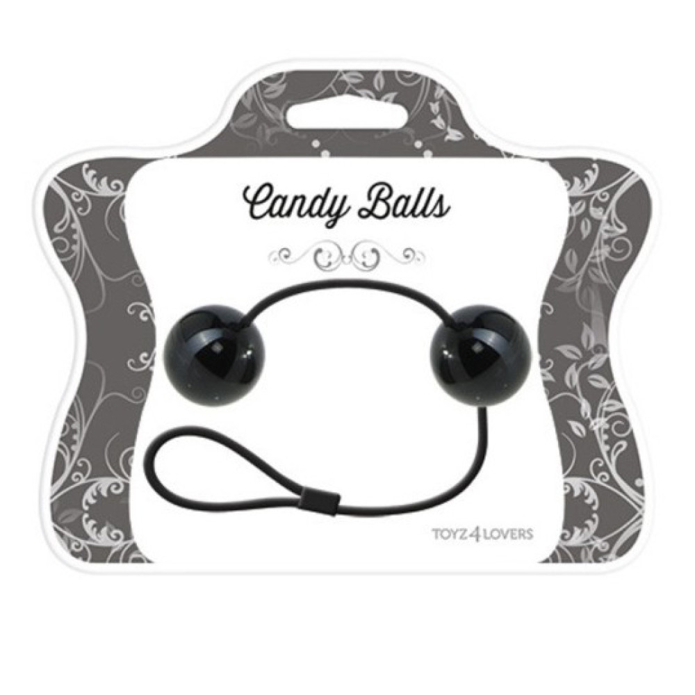 Вагинальные шарики Toyz4Lovers Candy Balls, черные, 59 грамм фото №2 — секс игрушки: Украина, NO TABOO