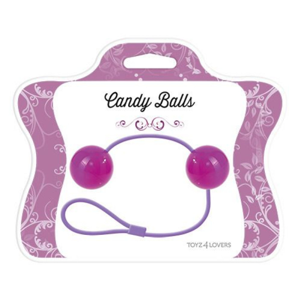 Вагинальные шарики Toyz4Lovers Candy Balls, фиолетовые, 59 грамм фото №2 — секс игрушки: Украина, NO TABOO