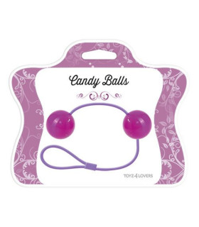 Вагинальные шарики Toyz4Lovers Candy Balls, фиолетовые, 59 грамм - No Taboo