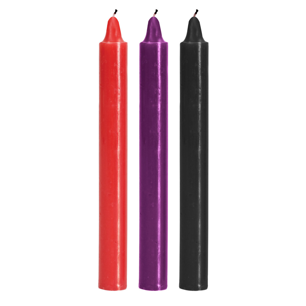 Свечки для БДСМ низкотемпературные TOYJOY Japanese Drip Candles, 3 шт, фото №0 — секс шоп Украина, NO TABOO