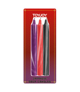 Свічки для БДСМ низькотемпературні TOYJOY Japanese Drip Candles, 3 шт - No Taboo