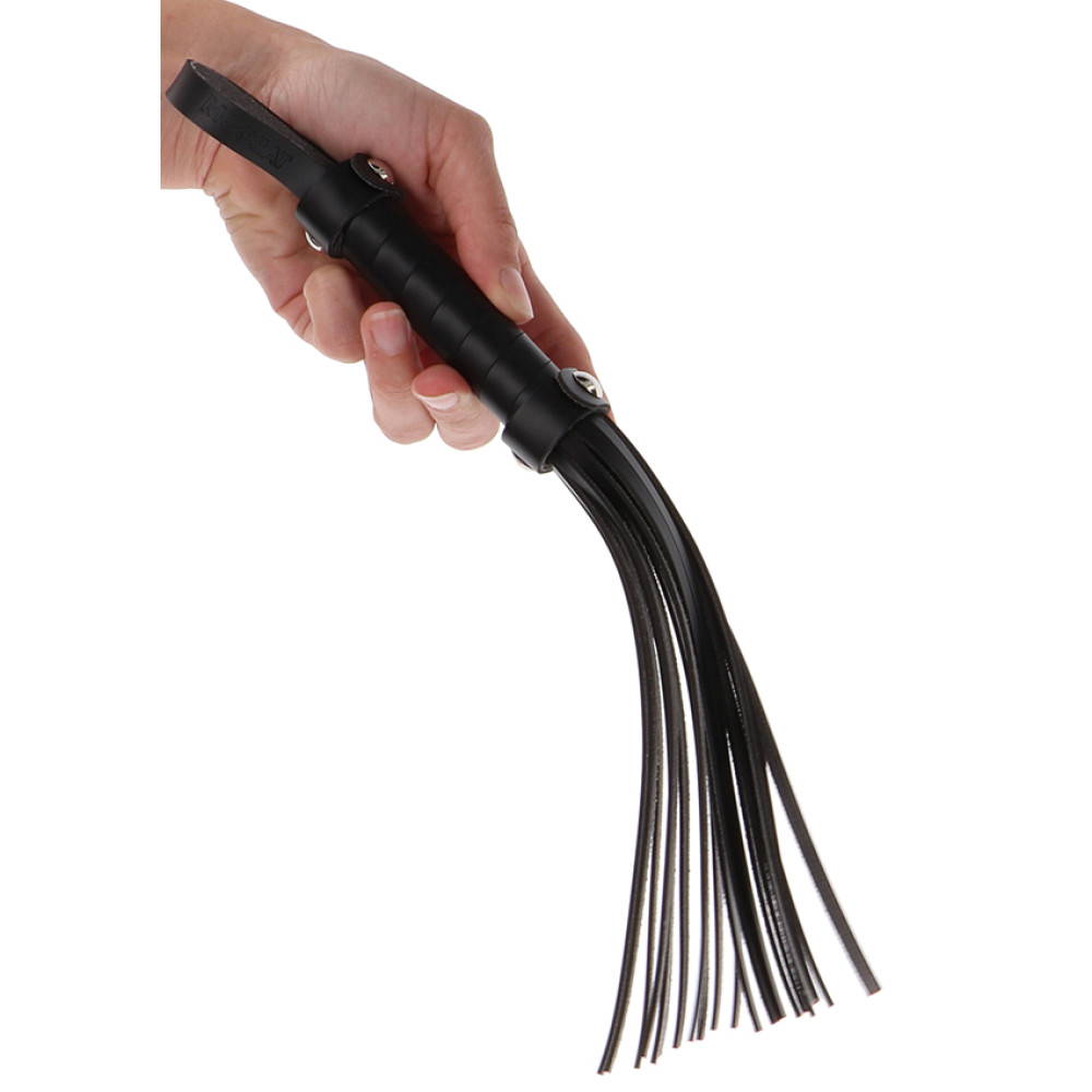 Плеть мини Taboom Small Whip, черная, фото №2 — секс шоп Украина, NO TABOO