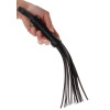 Плеть мини Taboom Small Whip, черная, фото №2 — секс шоп Украина, NO TABOO