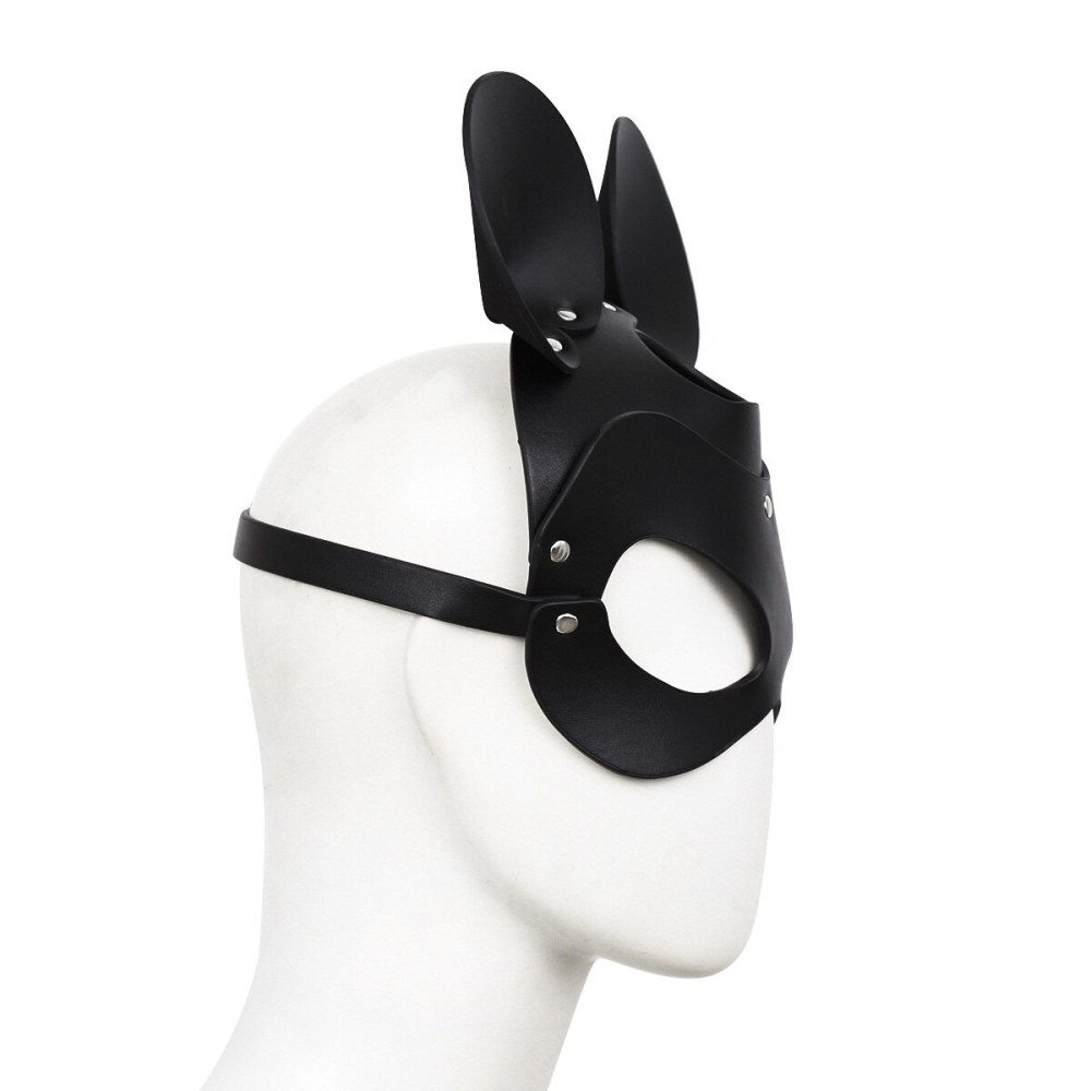 Маска БДСМ IDEA SM Микки Маус, черная, One Size, фото №3 — секс шоп Украина, NO TABOO