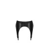 Пояс для чулок сексуальный Noir Handmade XL, из винила, черный, фото №4 — секс шоп Украина, NO TABOO