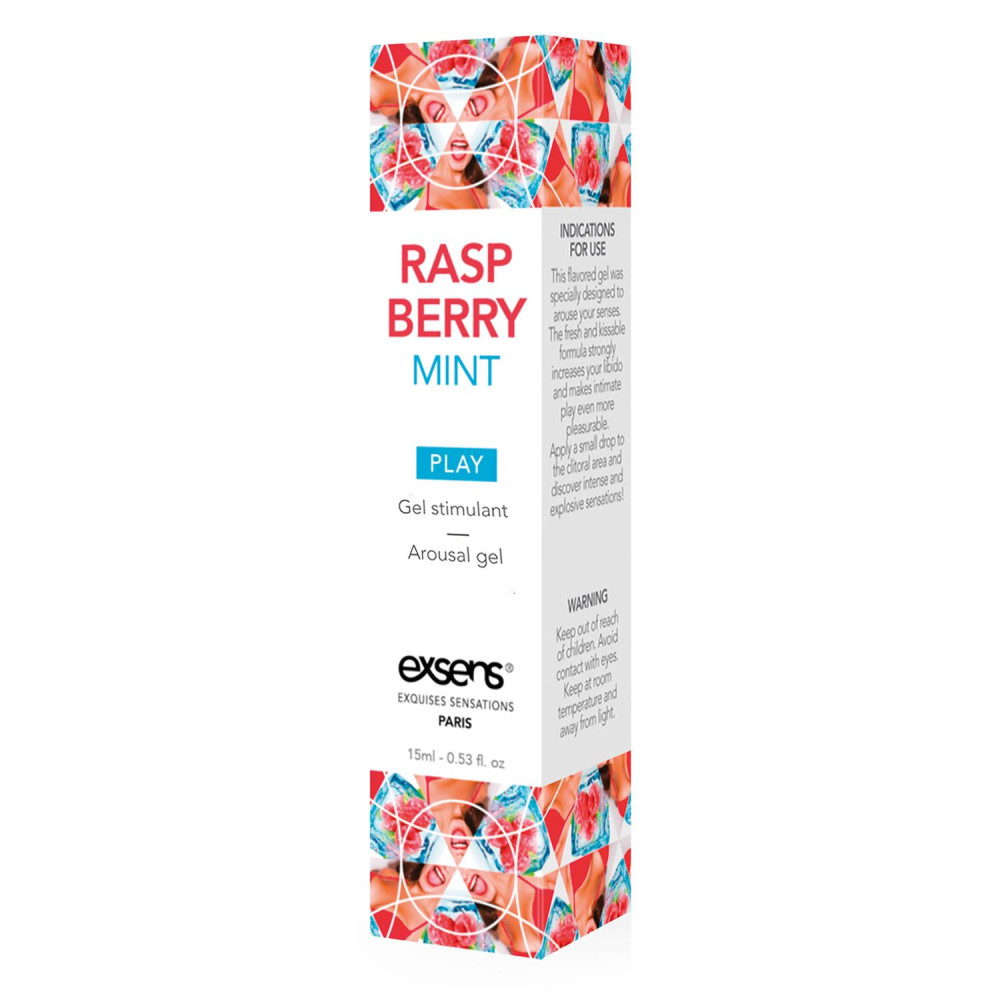 Возбуждающий гель для женщин Exsens Arousal Gel Raspberry Mint, 15 мл, фото №3 — секс шоп Украина, NO TABOO