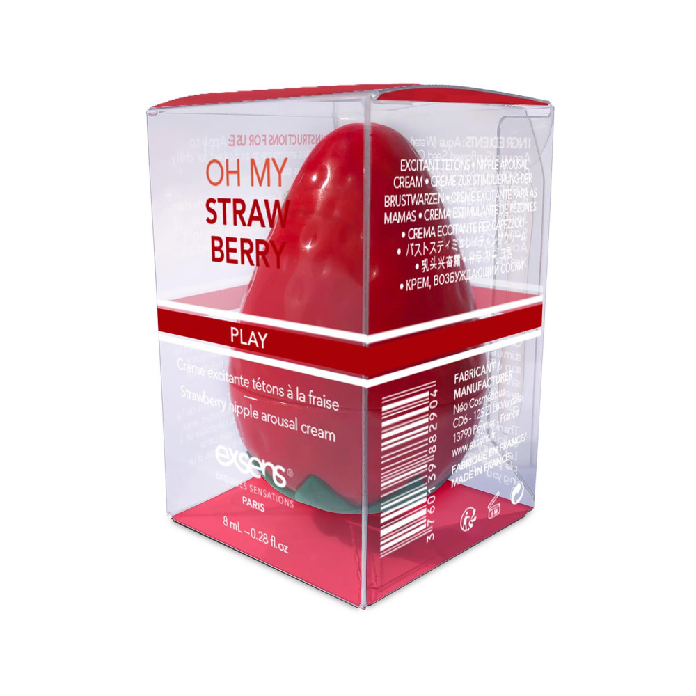 Стимулирующий крем для сосков Exsens Arousal Cream Oh My Strawberry, 8 мл, фото №0 — секс шоп Украина, NO TABOO