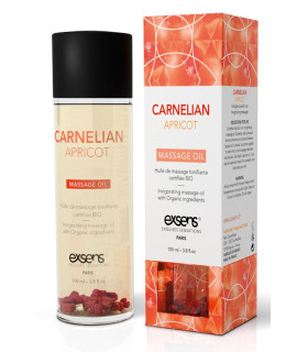 Массажное масло Exsens Organic Massage Oil Carnelian Apricot, 100 мл - No Taboo