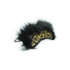 Маска на глаза с мехом Flocky blindfold leopard, леопардовая, фото №1 — секс шоп Украина, NO TABOO