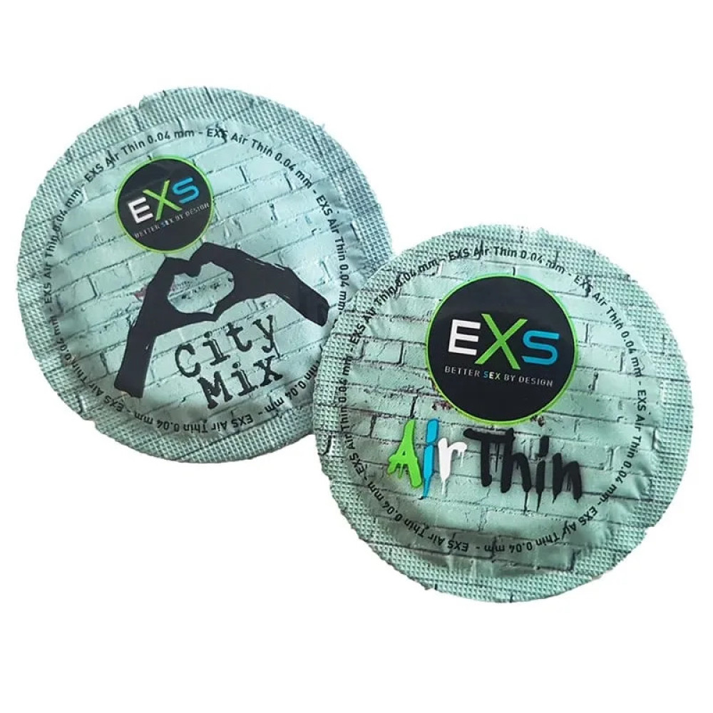 Резинка EXS Сity Mix Air Thin 56 мм, за 1 шт, фото №0 — секс шоп Украина, NO TABOO