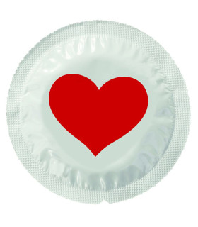 Гумка EXS Love Heart Air thin, за 1 шт - No Taboo