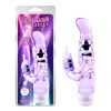 Вибратор-кролик Chisa Crystal Jellie Pleaser, фиолетовый, 21 см х 3.7 см фото №1 — секс игрушки: Украина, NO TABOO