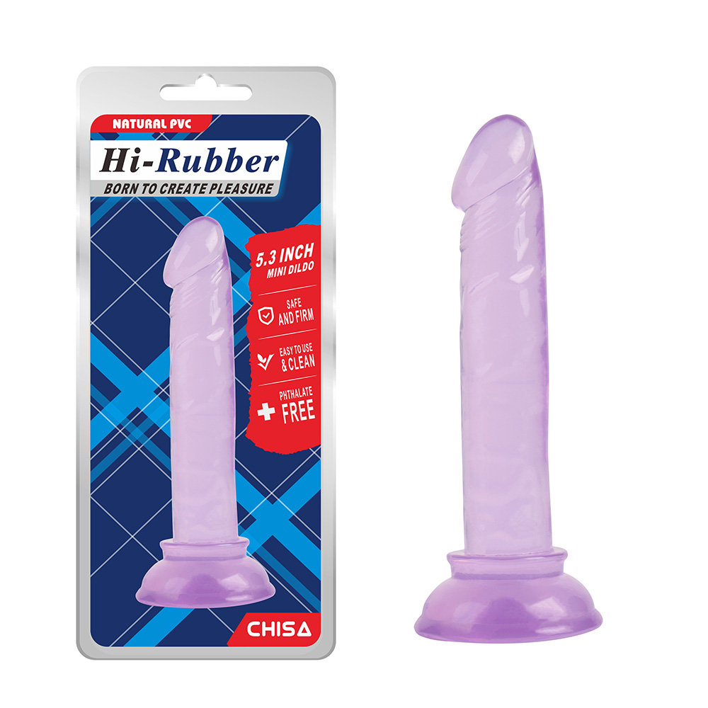 Фаллоимитатор реалистичный мини HI-RUBBER, на присоске, 13.6 см х 2.4 см фото №0 — секс игрушки: Украина, NO TABOO