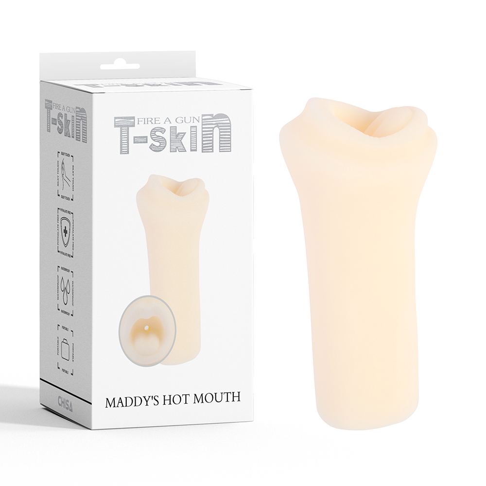 Мастурбатор ротик киберкожа Chisa T-SKIN 04, бежевый фото №0 — секс игрушки: Украина, NO TABOO