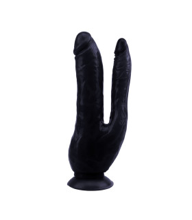 Фаллоимитатор двойной Chisa Dark Magic Dual Penis, черный - No Taboo