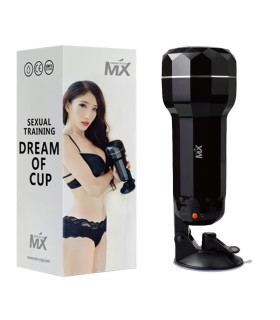 Вагина в колбе Chisa DREAM of CUP MX, на присоске, черная колба - No Taboo