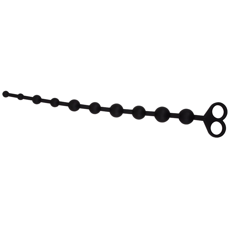 Анальные бусы Chisa Black Mont, силикон, черные, 30 см х 2.5 см фото №5 — секс игрушки: Украина, NO TABOO