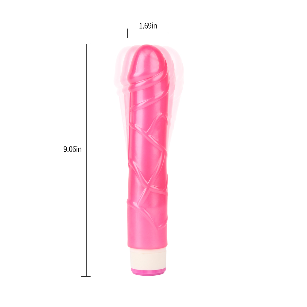Вибратор Chisa Basic Pulsator, реалистичный, на батарейках, розовый, 23 х 4.3 см фото №4 — секс игрушки: Украина, NO TABOO