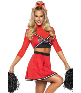Костюм чирлидерши Leg Avenue, XS, Varsity Cheerleader Babe, размер - No Taboo